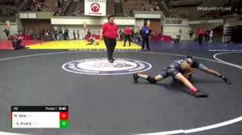 119 lbs Cons. Round 3 - Adolfo Rivera, Total Kaos Wrestling Club vs Noah Vera, Topanga PAL Wrestling