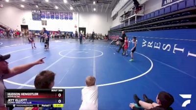 62 lbs Cons. Round 3 - Hudson Hengstler, Douglas WC vs Jett Elliott, Casper Wrestling Club