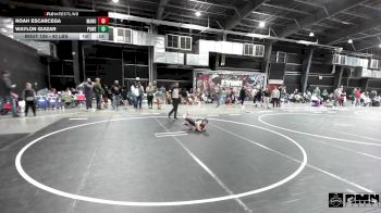 43 lbs 2nd Place - Noah Escarcega, Manu WC vs Waylon Guizar, Powerline WC