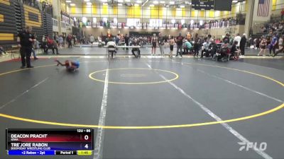 86 lbs Quarterfinal - Deacon Pracht, Iowa vs Tre`Jore Rabon, Doomsday Wrestling Club