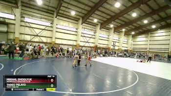 70 lbs Semifinal - Tadeo Pelayo, Team Sublime vs Mikhail Smoglyuk, Bonneville Wresting Club