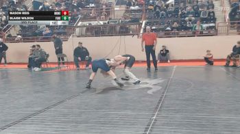 105_B lbs 3rd Place - Mason Reis, Muncy vs Blaise Wilson, Forest Hills