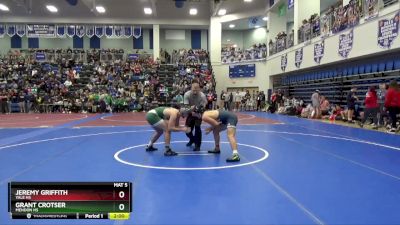 157 lbs Champ. Round 2 - Grant Crotser, Mendon HS vs Jeremy Griffith, Yale HS