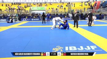 Matheus Medeiros Paiva vs João Carlos Nascimento Fernandes 2025 Brasileiro Jiu-Jitsu IBJJF