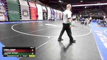 235 Class 1 lbs Cons. Round 1 - Emma Corbin, El Dorado Springs vs Jazmine Ramsey, Potosi