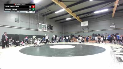 76 lbs Champ. Round 2 - Orlando Cruz, Red Wave vs Ezekiel Ojeda, Run To Danger