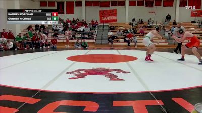 150 lbs Finals (2 Team) - Gunner Nichols, Smith Center HS vs Kamden Fordham, Onaga HS