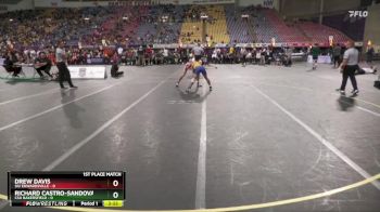 125 lbs Finals (2 Team) - Richard Castro-Sandoval, CSU Bakersfield vs Drew Davis, SIU Edwardsville