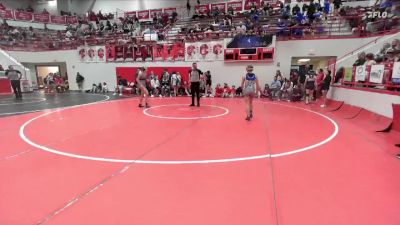 JH 110 lbs Champ. Round 1 - Angelique Cazares, SHAWNEE vs Peyton McElfresh, NOBLE