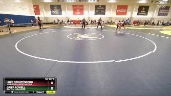 127 EXT 6 lbs Round 1 - Luke Stoutenberg, Journeymen Wrestling Club vs Griff Powell, Izzy Style Wrestling