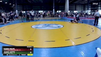 132 lbs Round 2 (3 Team) - Kaden Helms, DARKHORSE WRESTLING CLUB vs Danny Gatto, CLINIC WRESTLING