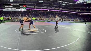 D1-285 lbs 3rd Place Match - Camden Neumann, Clarkston HS vs Brady Hamby, Dakota HS