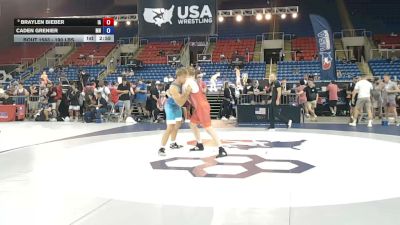190 lbs Champ. Rd Of 32 - Braylen Bieber, Iowa vs Caden Grenier, Minnesota