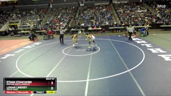 157 lbs Champ. Round 1 - Ethan Stancombe, Bedford North Lawrence vs Logan Lindsey, Indian Creek