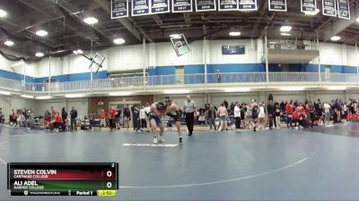 184 lbs Quarterfinal - Ali Adel, Harper College vs Steven Colvin, Carthage College