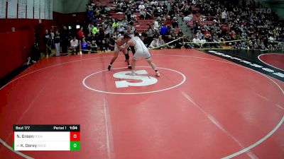 189 lbs Champ. Round 2 - Kellan Dorey, Rockbridge County vs Nezumiiro Green, Central Catholic HS (Pittsburgh)