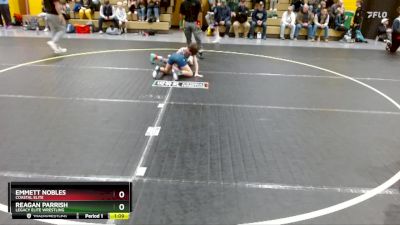 70 lbs Round 2 - Reagan Parrish, Legacy Elite Wrestling vs Emmett Nobles, Coastal Elite