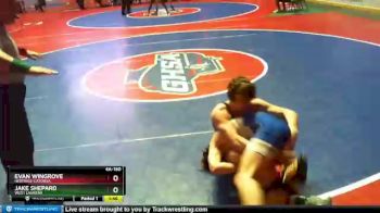 4 lbs Quarterfinal - Jake Shepard, West Laurens vs Evan Wingrove, Heritage-Catoosa