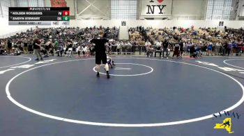 47 lbs Cons. Round 3 - Zaidyn Stewart, Club Not Listed vs Kolden Roegiers, Pal-Mac Wrestling