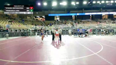 140 lbs Cons. Round 3 - Francesca Lara, Miami Palmetto vs Ryauna Mepomuceno, Rockledge