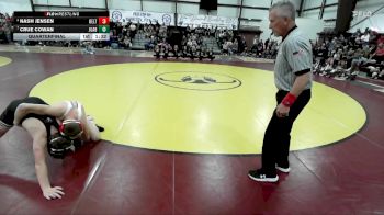 113 lbs Quarterfinal - Crue Cowan, Juab vs Nash Jensen, Delta