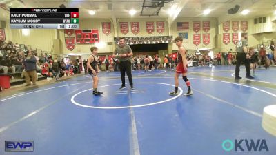 73 lbs Consi Of 4 - Kacy Purmal, Tiger Trained Wrestling vs Kaysum Mosby, Wyandotte Youth Wrestling