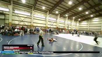 82 lbs Champ. Round 1 - Marshall Housley, Diamondville Wrestling Club vs Royce Hernandez, Saratoga Springs