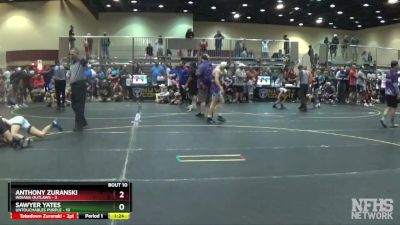 105 lbs Finals (8 Team) - Anthony Zuranski, Indiana Outlaws vs Sawyer Yates, Untouchables Purple