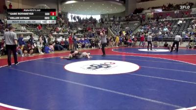 6A 120 lbs Semifinal - Keller Byrum, Bentonville West High School vs Gabe Rothmeyer, CABOT HIGH SCHOOL