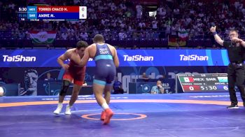 86 kg Qualif. - Noel Alfonso Torres Chacon, Mexico vs Myles Nazem Amine, San Marino