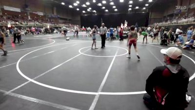 83 lbs 5th Place - Keaton Banks, Dove Creek vs Devon Kemp, Windy City WC