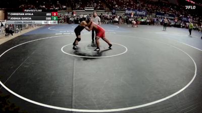 D 2 215 lbs Cons. Round 3 - Joshua Garcia, Caddo Magnet vs Christian Ayala, Archbishop Rummel