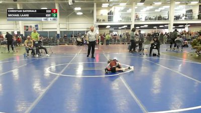 44 lbs 5th Place - Christian Sateriale, Dedham vs Michael Laake, Newtown