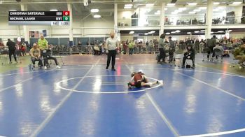 44 lbs 5th Place - Christian Sateriale, Dedham vs Michael Laake, Newtown