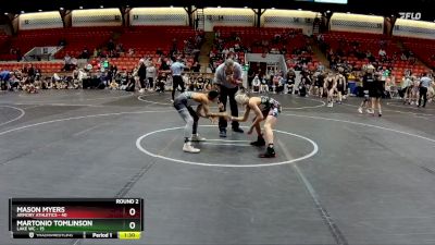 88 lbs Round 2 (8 Team) - Mason Myers, Armory Athletics vs Martonio Tomlinson, Lake WC