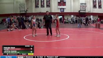 101 lbs Cons. Round 2 - MaiLien Tran, Southwest Oregon Community College vs Lacatia Mason, The Factory Wrestling Club