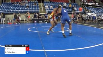 195 lbs Rnd Of 32 - Austin Brown, Maryland vs Brendan Richardson, Illinois