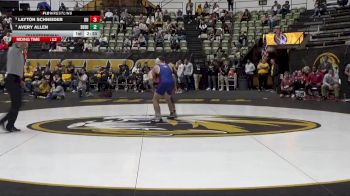 149 lbs Quarterfinal - Layton Schneider, Oklahoma vs Avery Allen, South Dakota State