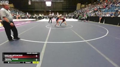 135 lbs Champ. Round 1 - Kaylan Hitchcock, Olathe North vs Tierra Young, Manhattan