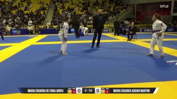 Maria Eduarda Aguiar Martim vs Maria Eduarda De Faria Abreu 2026 World Jiu-Jitsu IBJJF Championship