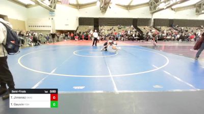 123-H2 lbs Semifinal - Tommy Jimenez, Savage Wrestling Academy vs Tristan Gauvin, Fisheye