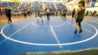 73 lbs Quarterfinal - Riley Morris, Broken Arrow Wrestling Club vs Mari Gayman, Claremore Wrestling Club