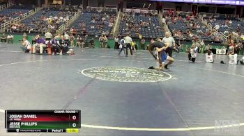 2A 157 lbs Champ. Round 1 - Jesse Phillips, Brevard vs Josiah Daniel, J.F. Webb