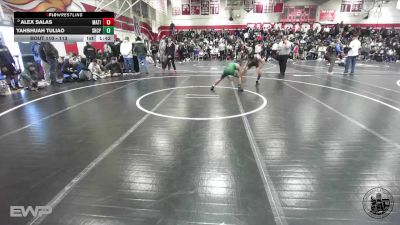 113 lbs Champ. Round 2 - Yahshuah Tuliao, Sacred Heart Cathedral Prep vs Alex Salas, Matilda Torres High School