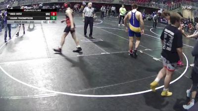 200 lbs Semifinal - Hank Thompson, Wrestling With Character vs Red Hitz, Wahoo Wrestling Club