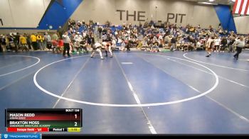 125 lbs Quarterfinal - Braxton Moss, Sanderson Wrestling Academy vs Mason Redd, Logan Grizz