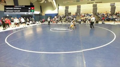 157 lbs 1st Place Match - Michael Petrella, Baldwin Wallace vs Anthony Taylor, Averett