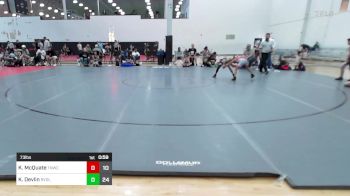 73 lbs Semifinal - Kayson McQuate, Team Nauman Wrestling Club ES vs Keir Devlin, Revival Orange