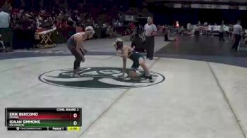 5A 106 lbs Cons. Round 2 - Erik Bencomo, Deming vs Isaiah Simmons, Rio Rancho