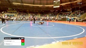 46 lbs Round Of 32 - Nash Leisinger, Choctaw Ironman Youth Wrestling vs Oakley Newby, Westlake